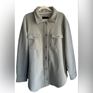 Hilary Radley Women's Light Gray Utility Jacket